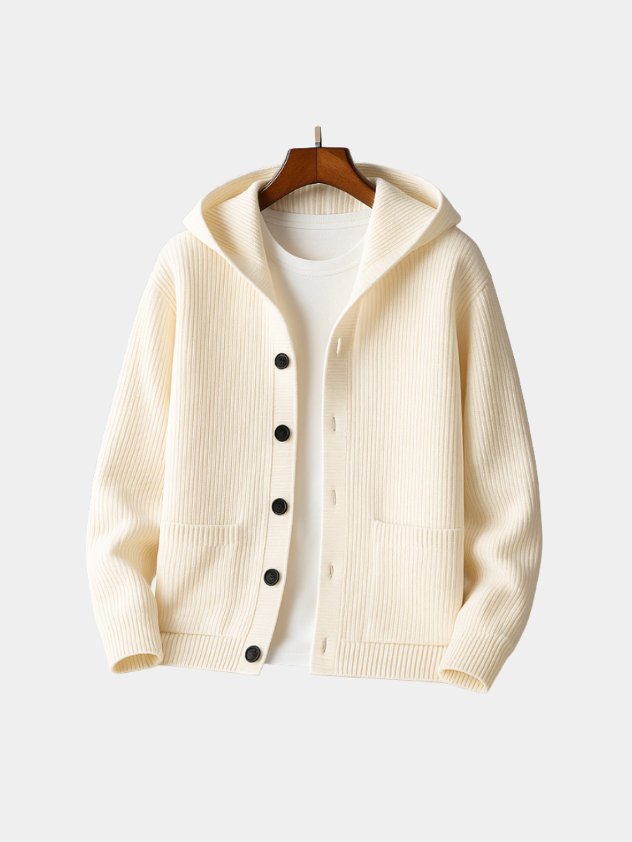 James | Men's Stylish Hooded Cardigan for Winter