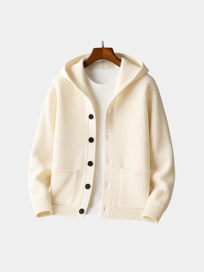 James | Men's Stylish Hooded Cardigan for Winter