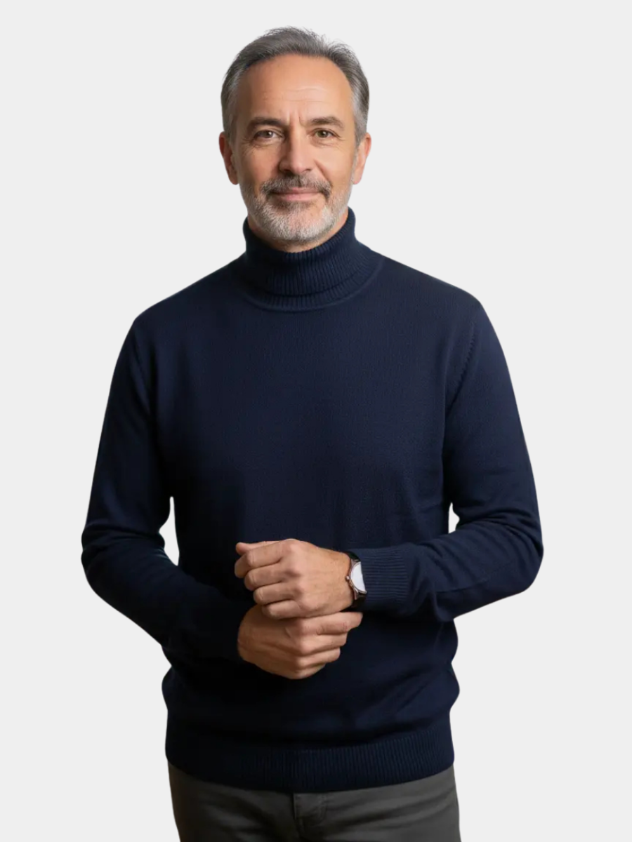 Noah | Men's Long-Sleeve Turtleneck Pullover Jumper for Winter