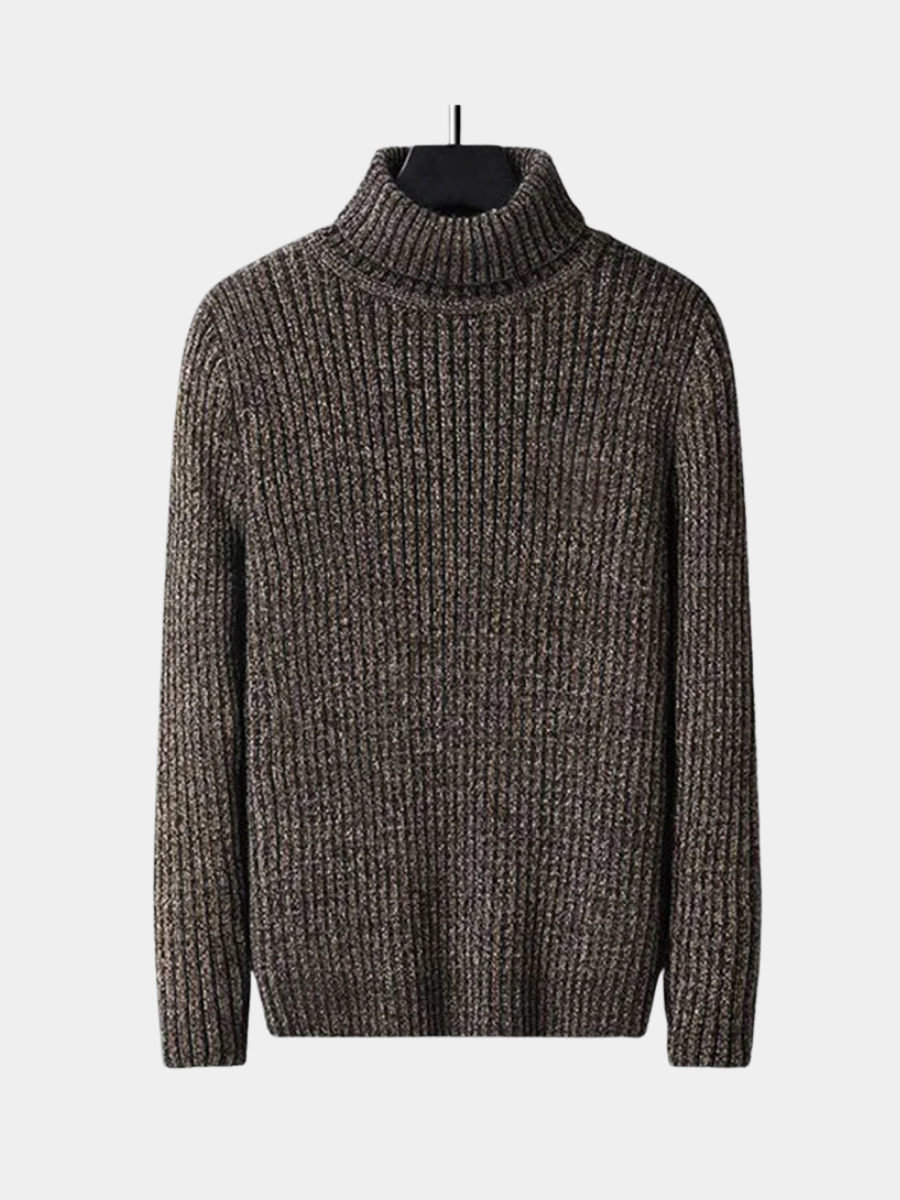 Adam | Men's Rolled-Collar Pullover Jumper for Winter