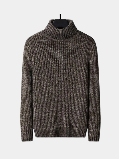 Adam | Men's Rolled-Collar Pullover Jumper for Winter