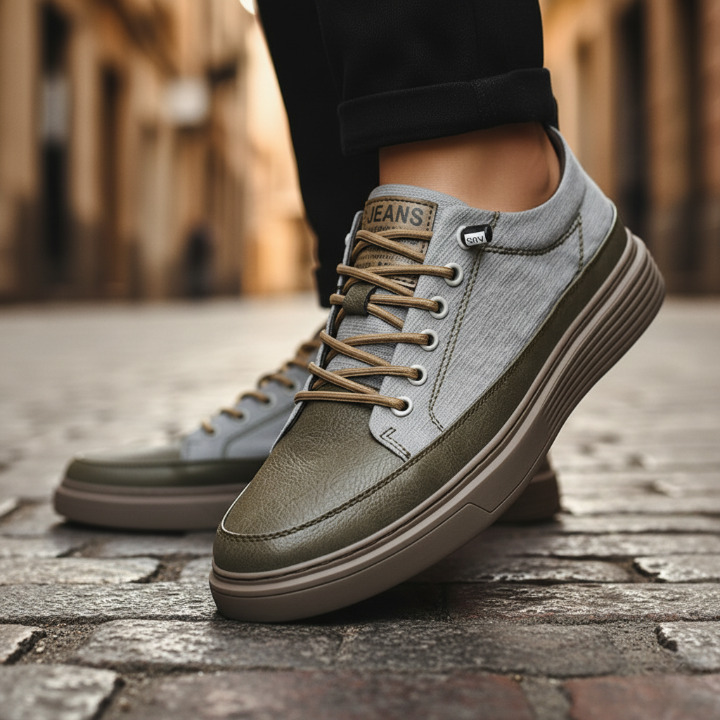Jacob | Men's Premium Leather Trainers