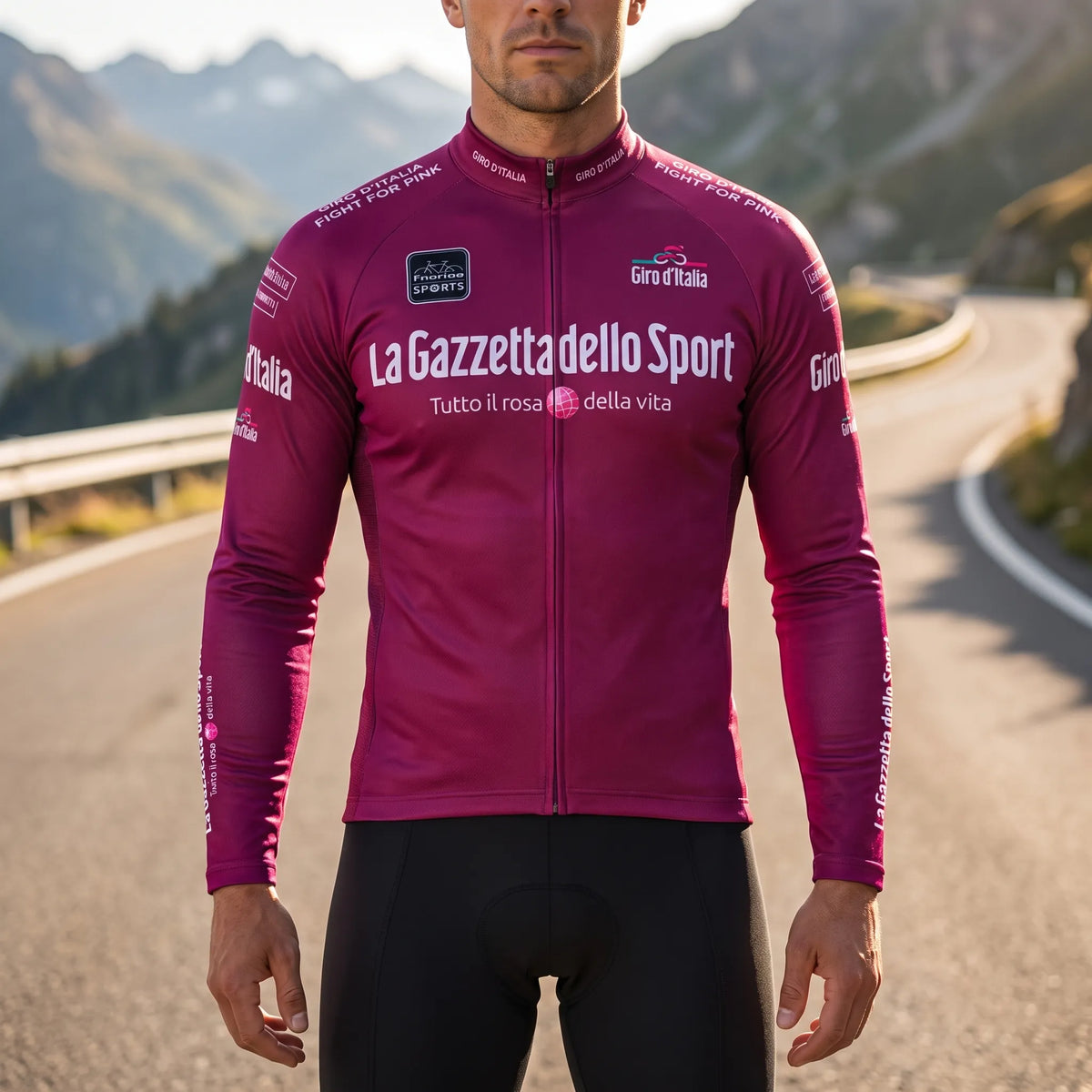 Aerozine Thermal Long-Sleeve Cycling Jersey – Warm, Comfortable Performance for Every Ride