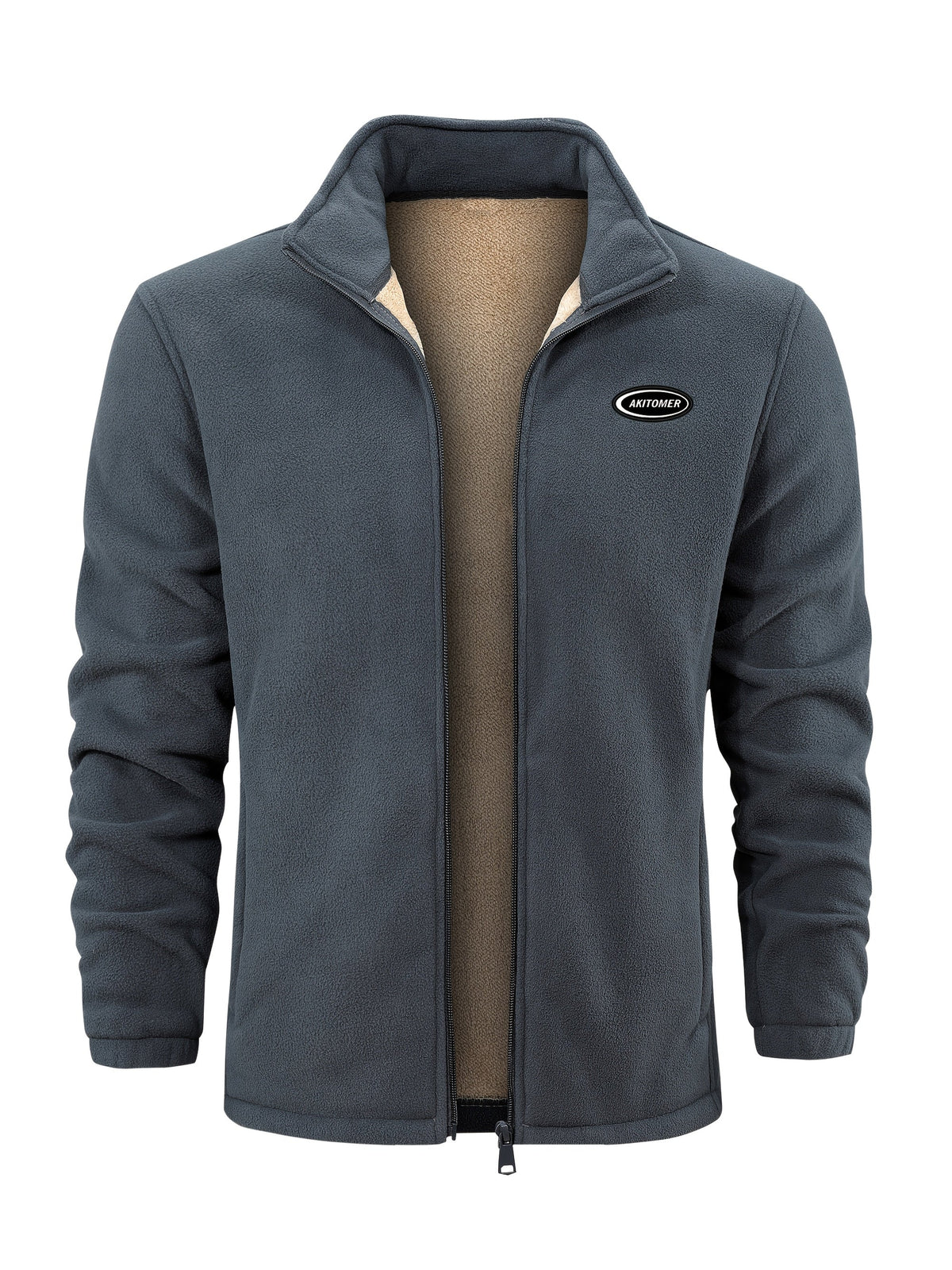 William | Men's Stand-Collar Fleece Jacket for Winter