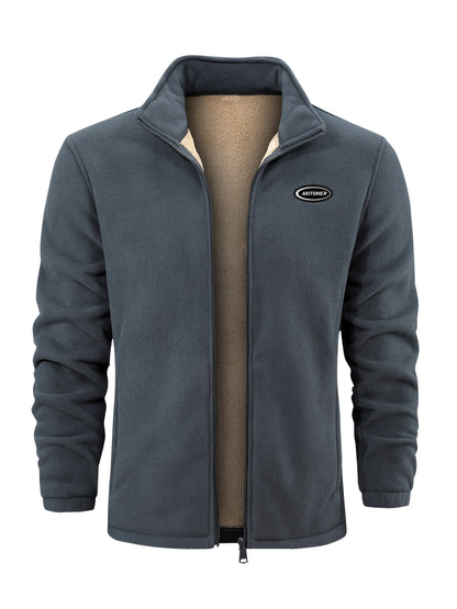 William | Men's Stand-Collar Fleece Jacket for Winter