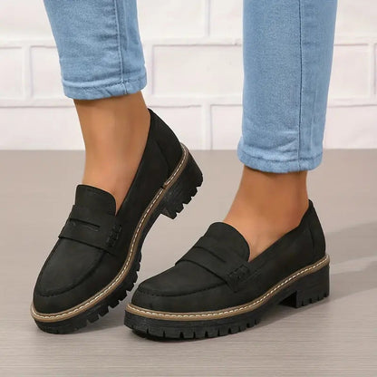 Anine | Women's Stylish Chunky Platform Loafers