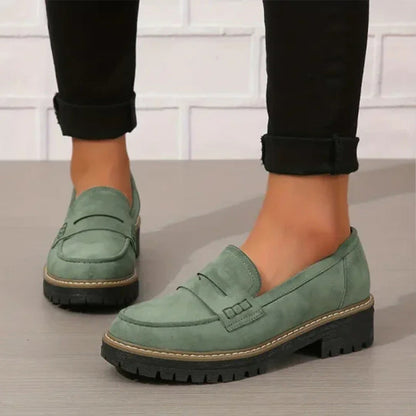 Anine | Women's Stylish Chunky Platform Loafers