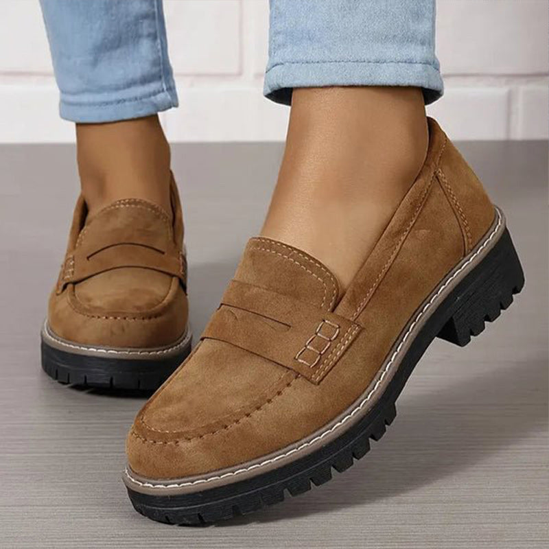 Anine | Women's Stylish Chunky Platform Loafers
