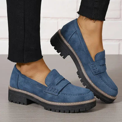 Anine | Women's Stylish Chunky Platform Loafers