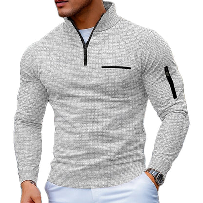 Sebastian | Men's Colour-Block Half-Zip Jumper for Winter