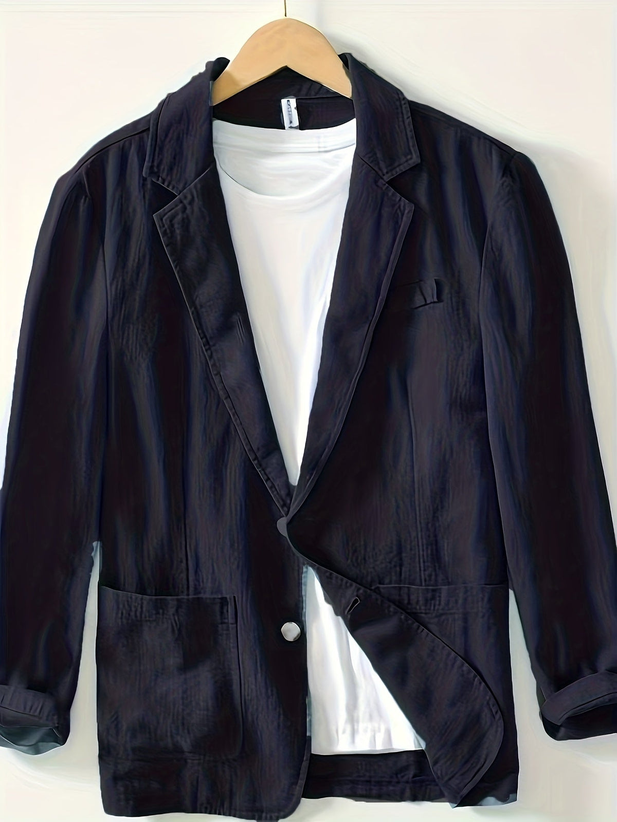 Nathan | Men's Classic Cotton Lapel Jacket