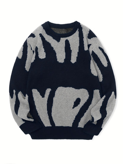 Daniel | Men's Letter Knit Jumper for Winter