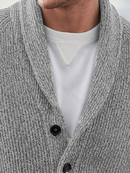 Archie | Men's Button-Up Knit Cardigan for Winter