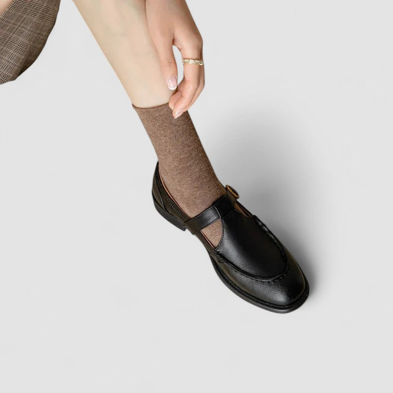 Tina | Women's Closed-Toe Buckle Mary Jane Shoes