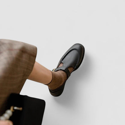 Tina | Women's Closed-Toe Buckle Mary Jane Shoes