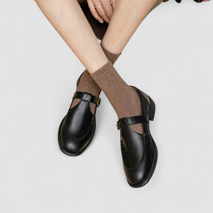 Tina | Women's Closed-Toe Buckle Mary Jane Shoes