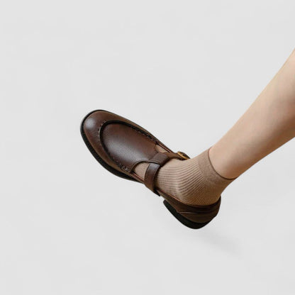 Tina | Women's Closed-Toe Buckle Mary Jane Shoes