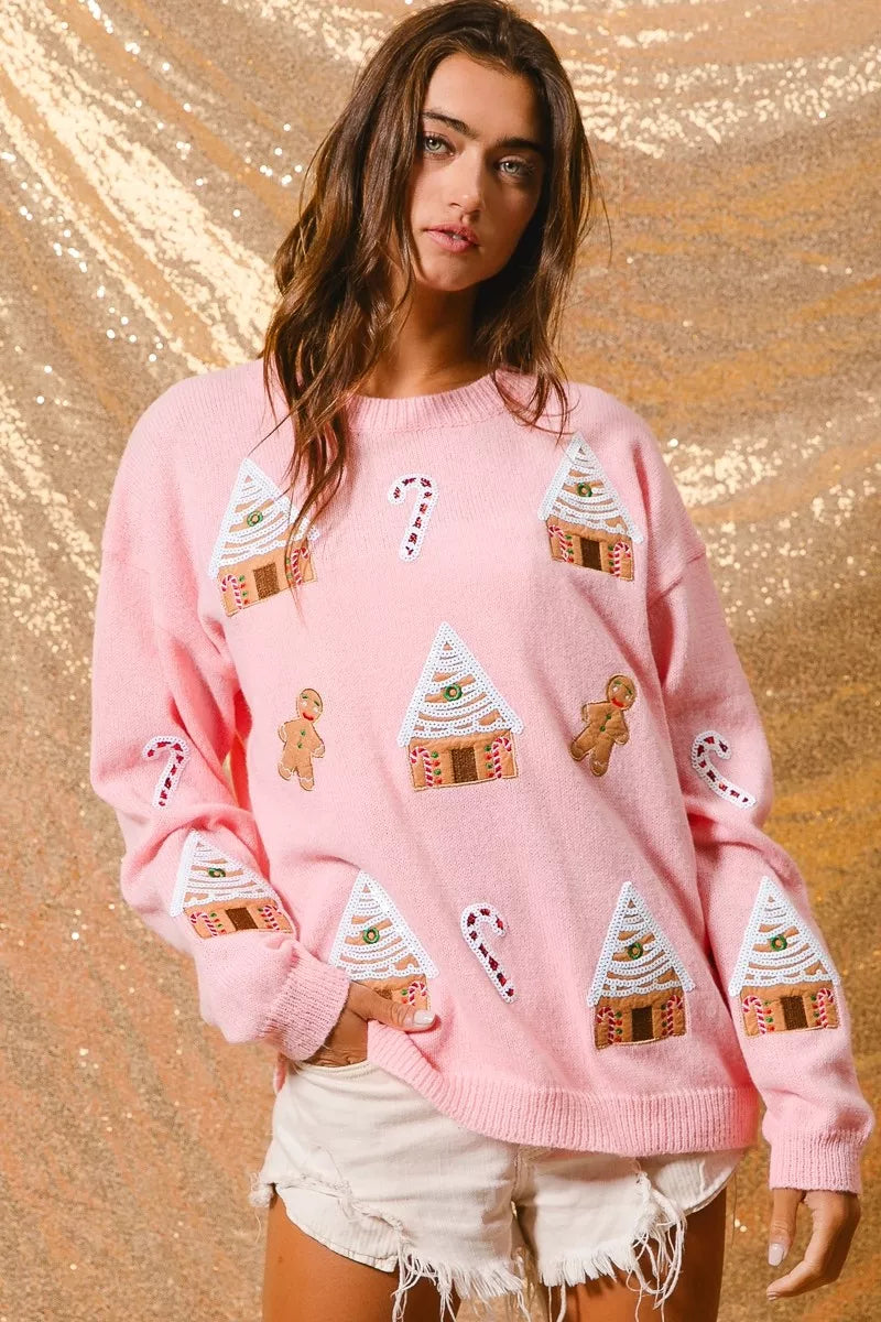 Jocelyn | Women's Cosy Christmas Winter Crewneck Jumper