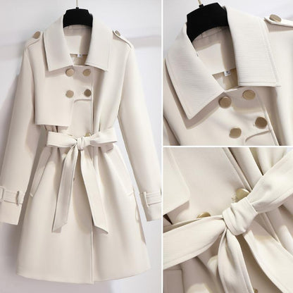 Michelle | Women's Double-Breasted Belted Coat for Winter