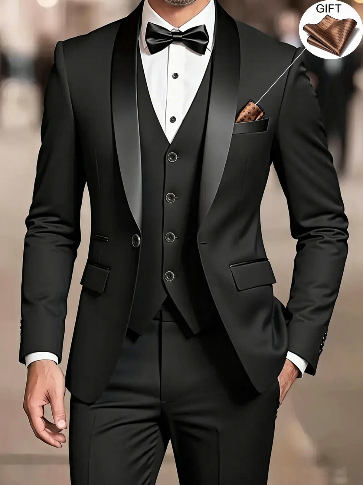 Louis | Men's Elegant Shawl Collar Suit