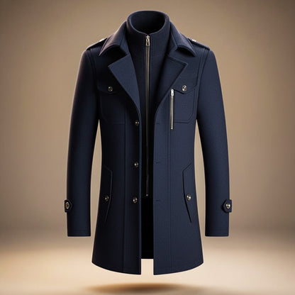 Callum | Pure Virgin Wool Coat for Winter