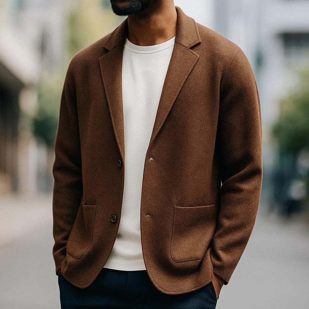 Pemberton | Luxurious Ribbed Cashmere Cardigan for Winter