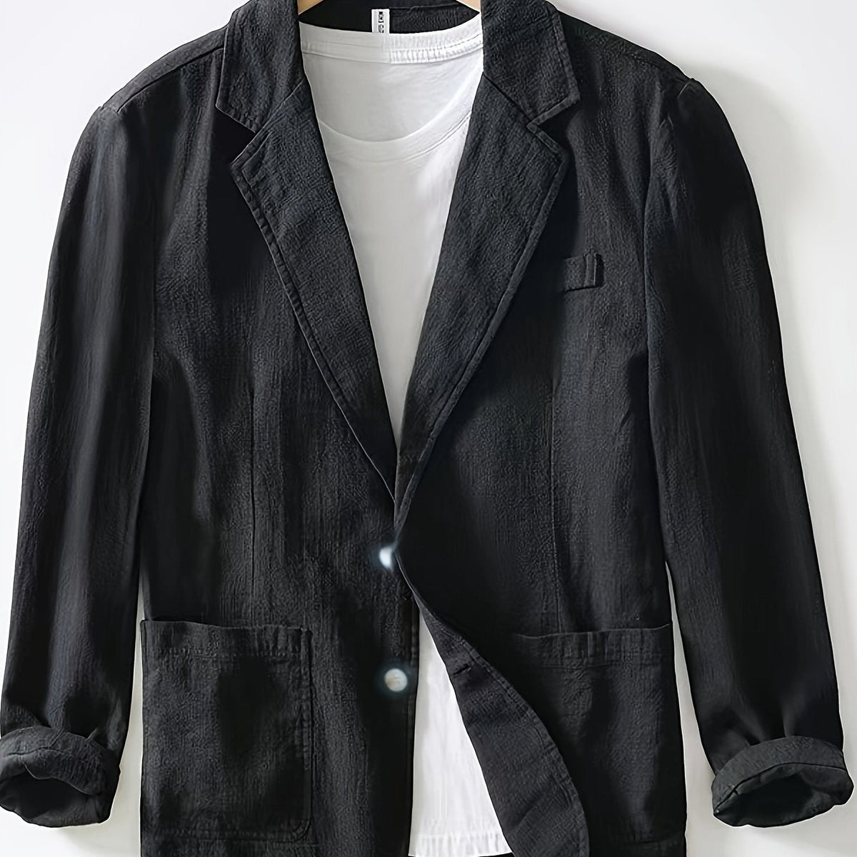 Nathan | Men's Classic Cotton Lapel Jacket