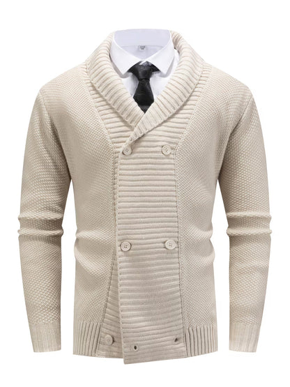 Harry | Men's Lapel-Collar Knit Jumper for Winter