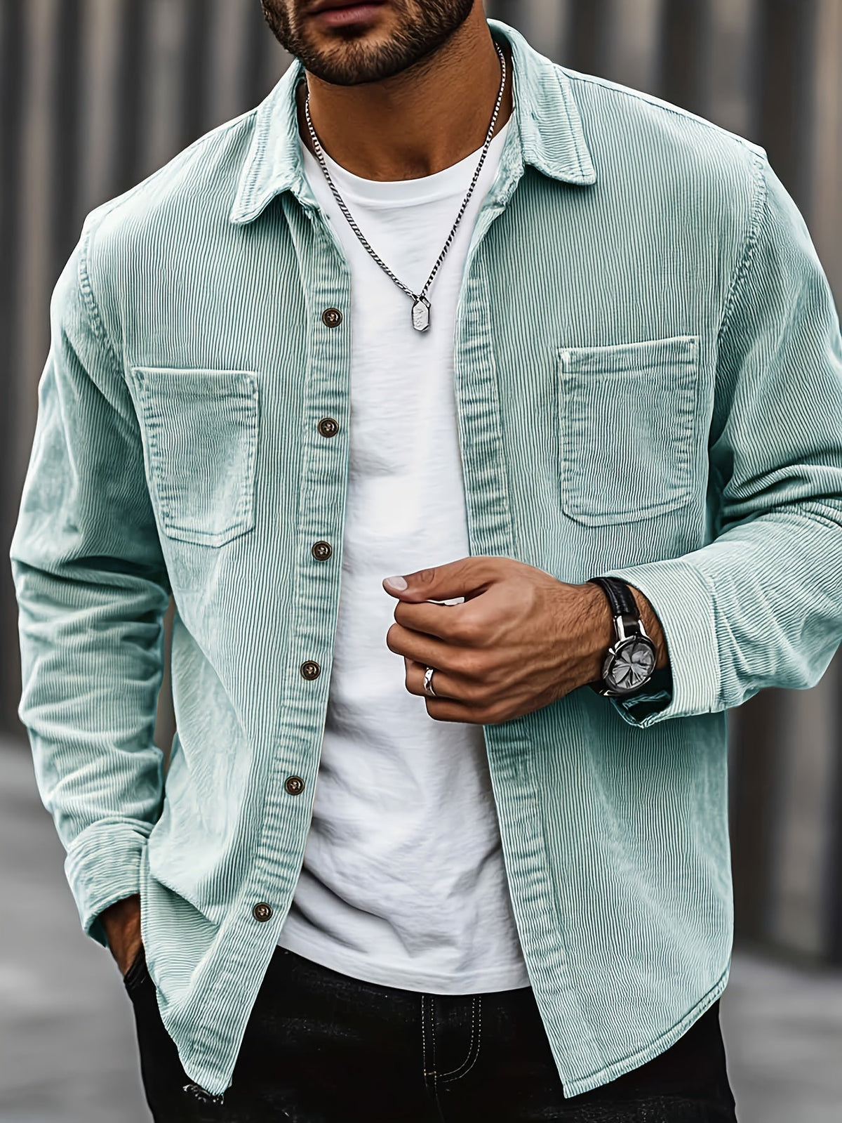 Oscar | Men's Stylish Corduroy Overshirt