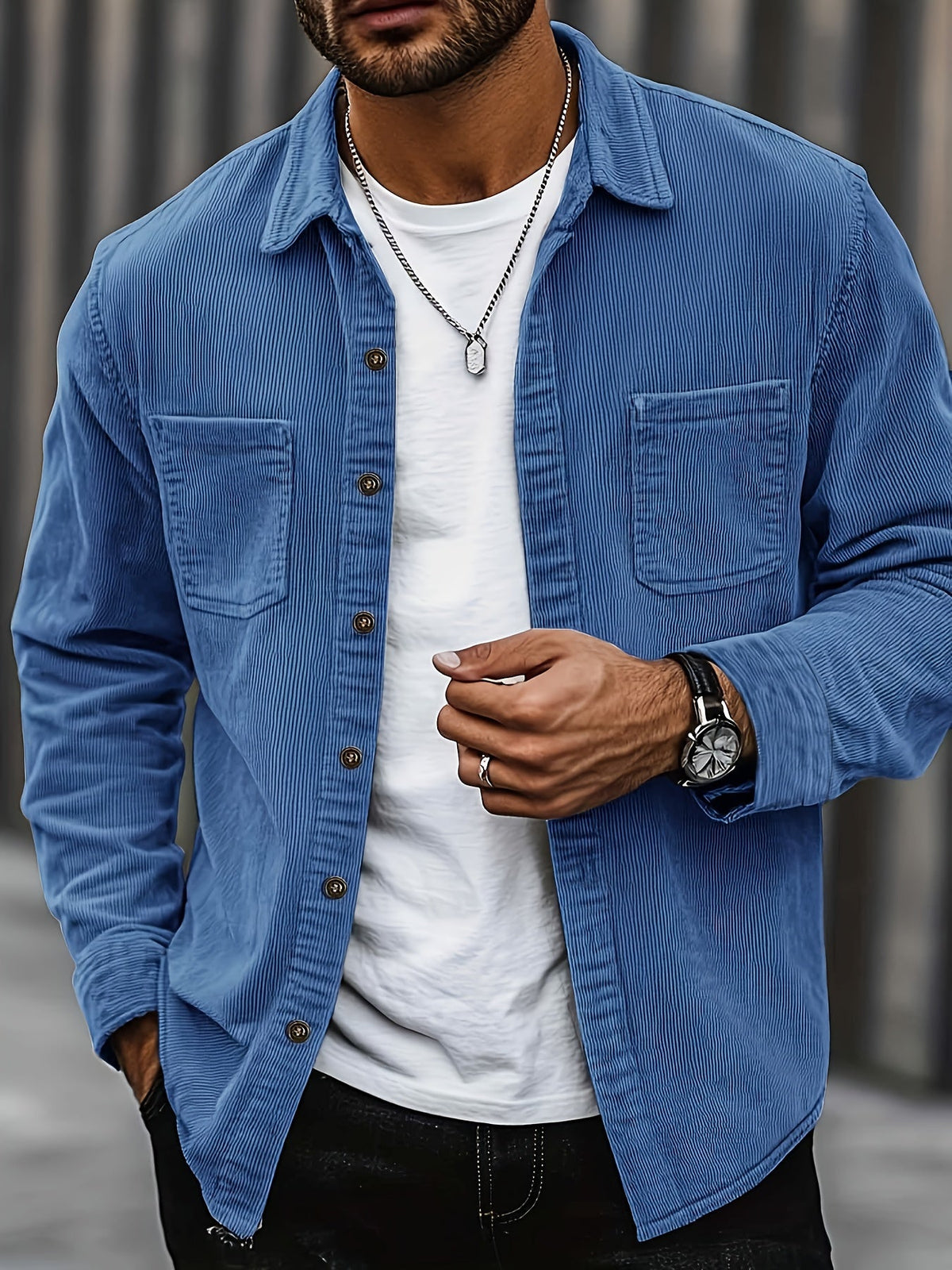 Oscar | Men's Stylish Corduroy Overshirt