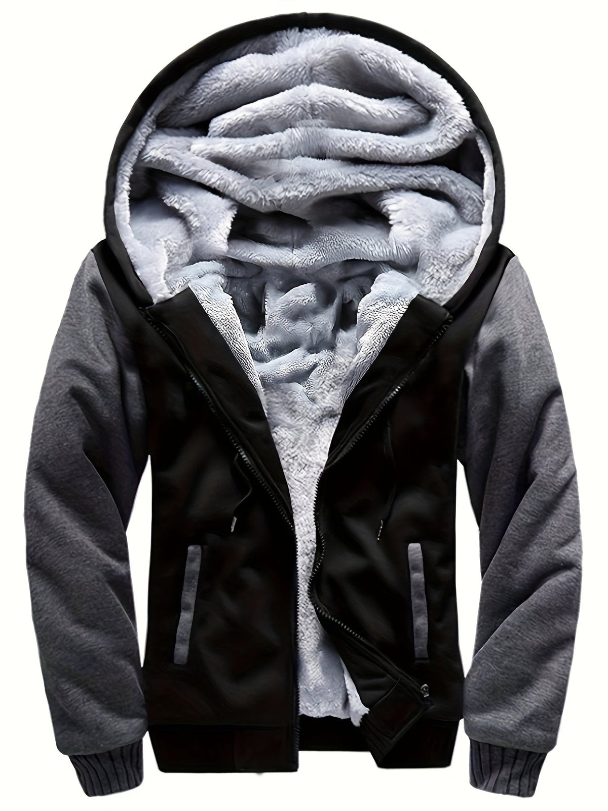 Cameron | Men's Cosy Fleece Hooded Jacket for Winter