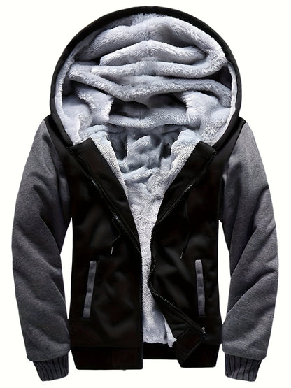 Cameron | Men's Cosy Fleece Hooded Jacket for Winter