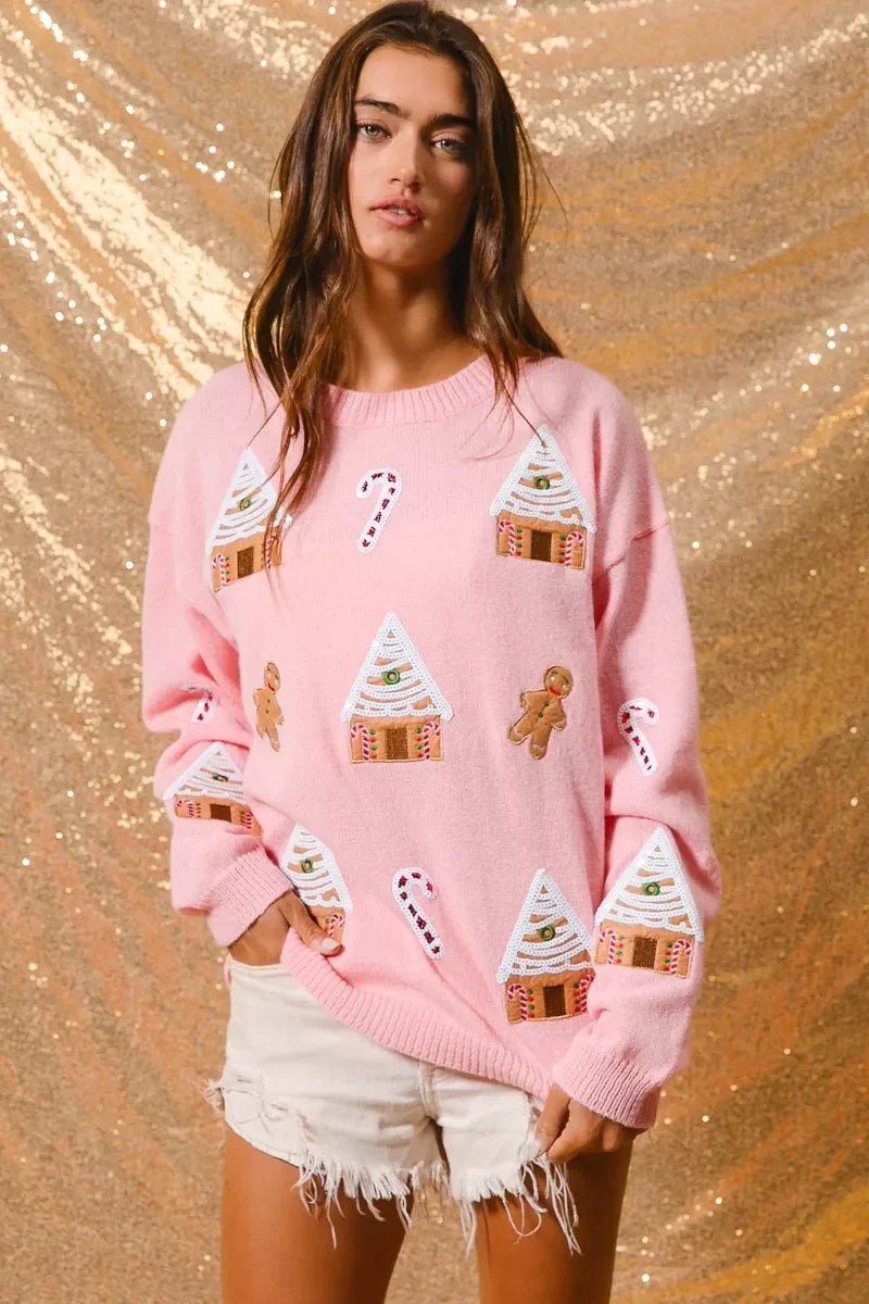 Jocelyn | Women's Cosy Christmas Winter Crewneck Jumper