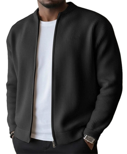 Joseph | Men's Ribbed Zip-Up Cardigan Jacket for Winter