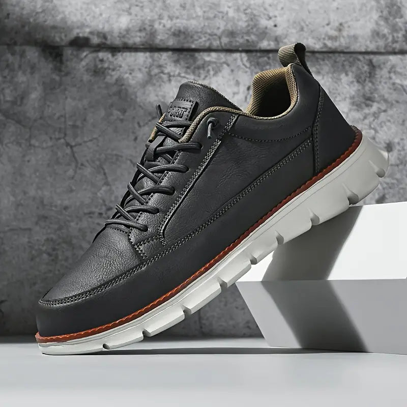 Supportive Leather Trainers