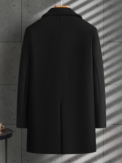 Ian | Men's Mid-Length Lapel Coat for Winter