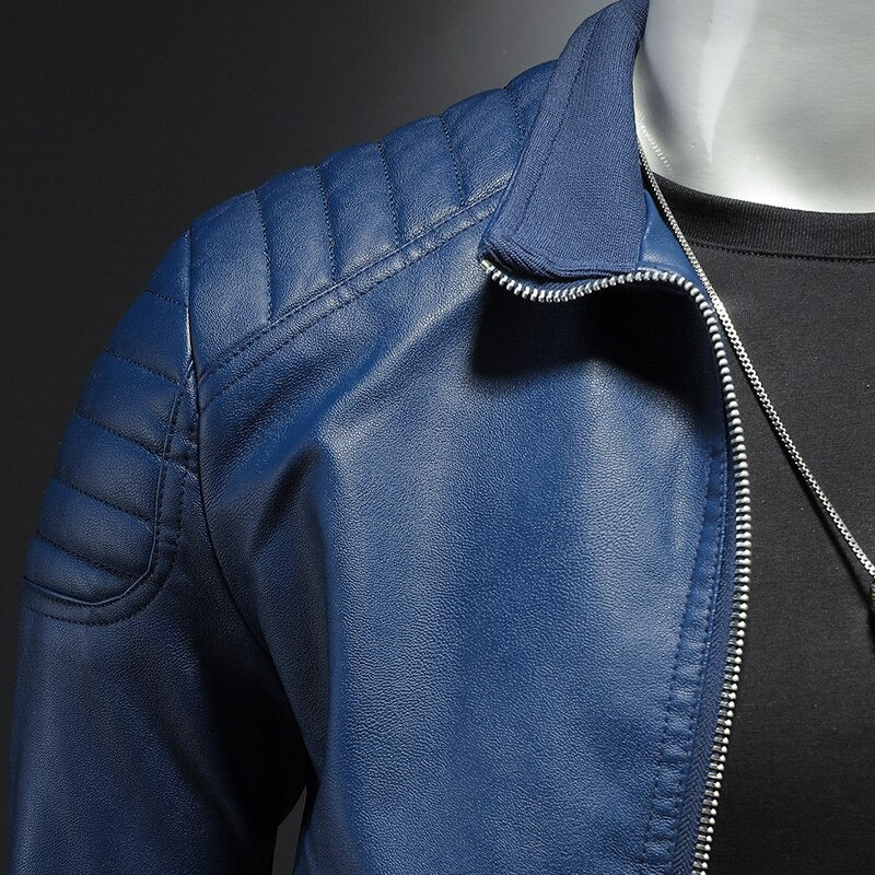 Dawson | Men's Tailored Slim-Fit Biker Jacket