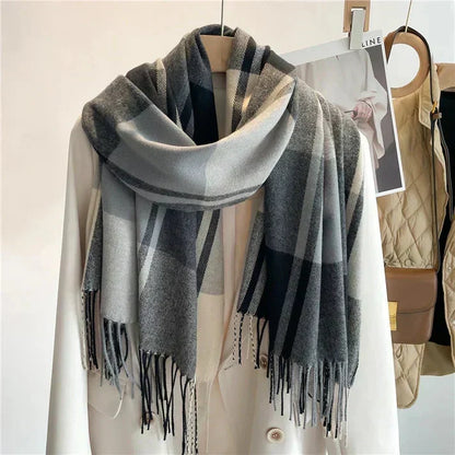 Luxurious Cashmere Wool Scarf for Winter