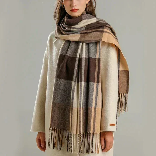 Luxurious Cashmere Wool Scarf for Winter