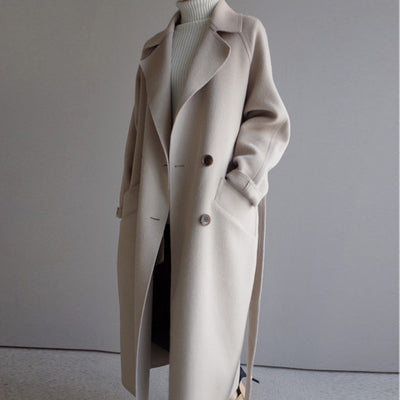 Classic Casual Wool Coat for Winter