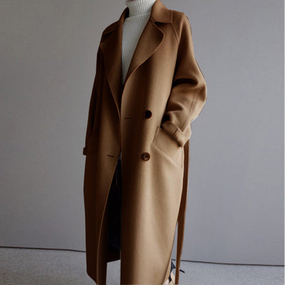 Classic Casual Wool Coat for Winter