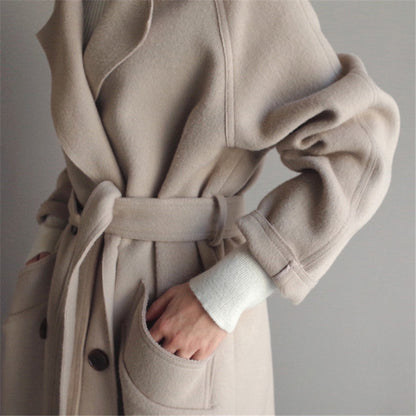 Classic Casual Wool Coat for Winter