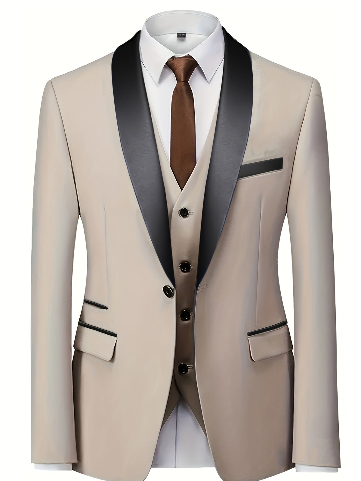James | Men's Elegant Shawl Suit Set