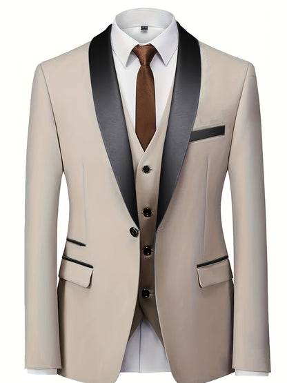 James | Men's Elegant Shawl Suit Set