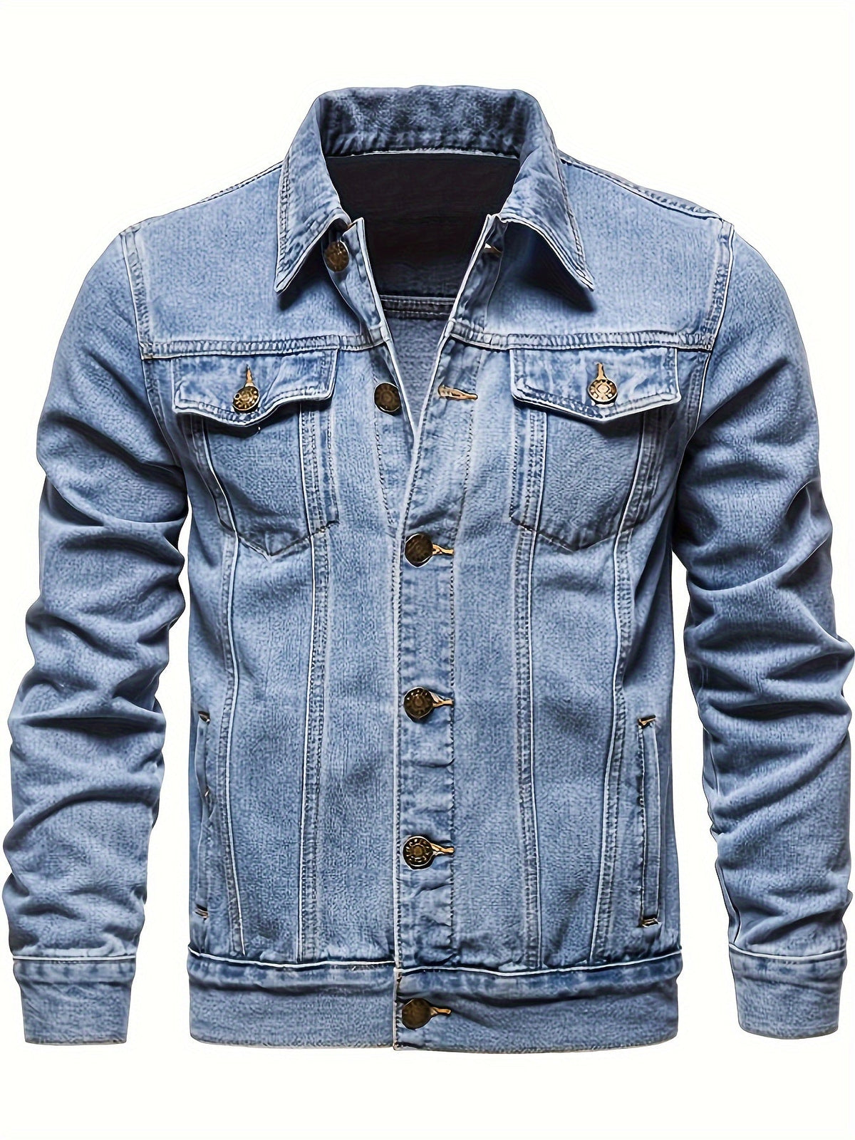 James | Men's Lapel Denim Jacket