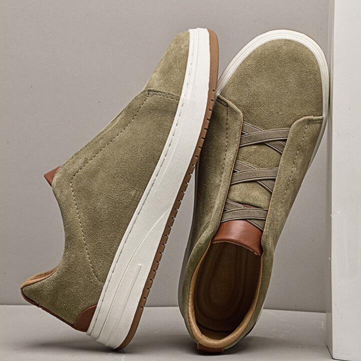 Frank | Men's Suede Slip-On Loafers