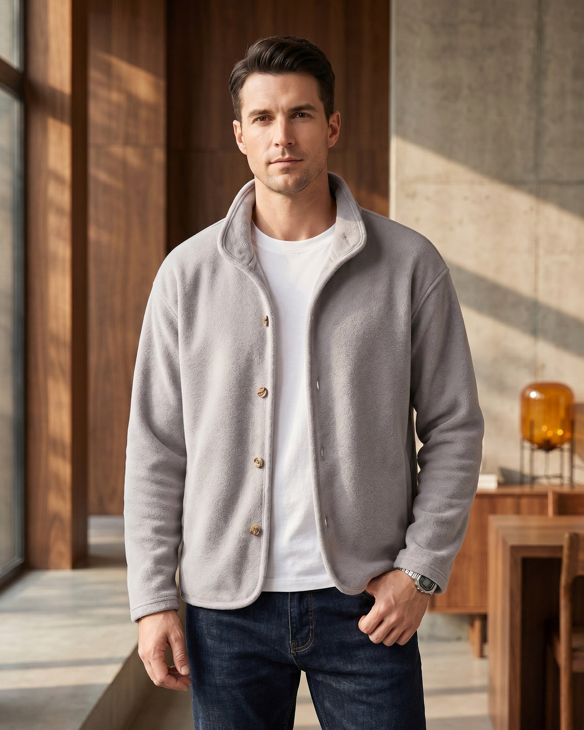 Theo | Cosy Fleece Jacket for Winter