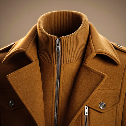 Callum | Pure Virgin Wool Coat for Winter