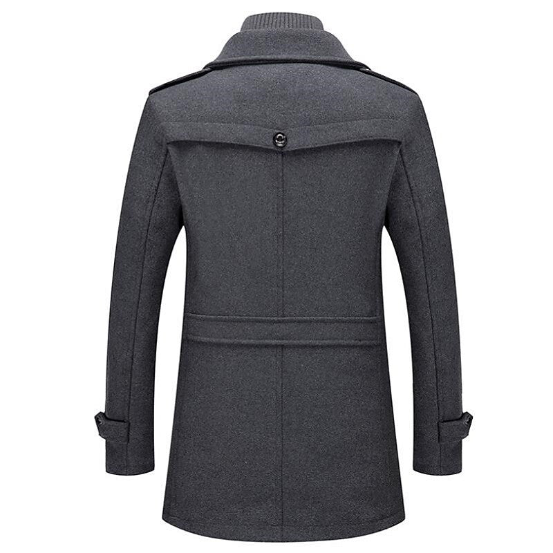 Randall | Men's Classic Double-Breasted Pea Coat for Winter