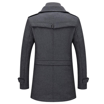 Randall | Men's Classic Double-Breasted Pea Coat for Winter
